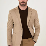 Suede Blazer Beige
