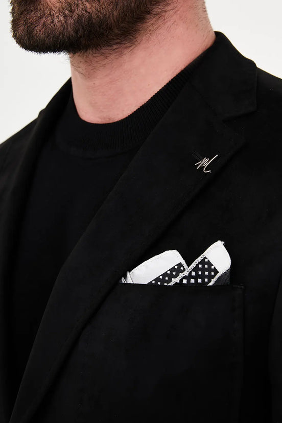 Black Suede Blazer
