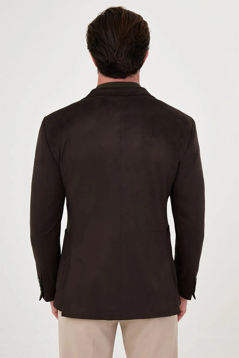 Suede Brown Blazer