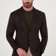 Suede Blazer Brown