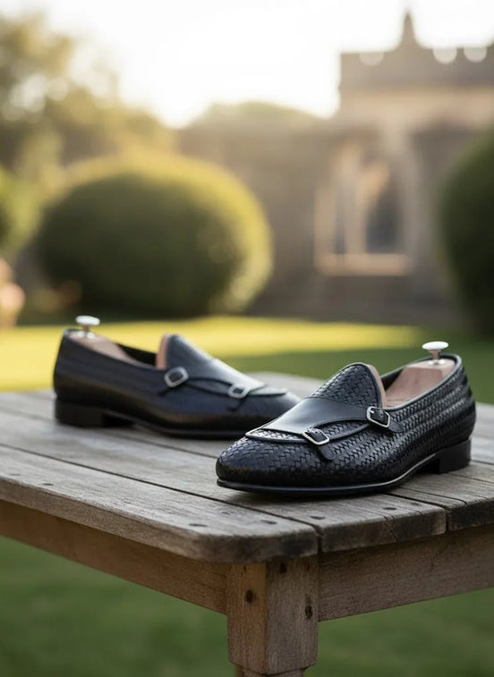 Black Loafers Leather
