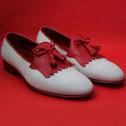The Biagio Kiltie Red Tassel Loafers