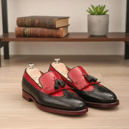 Kiltie Red Tassel Loafers