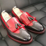 The Celsus Kiltie Red Tassel Loafers