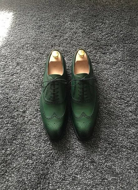 Green Oxford Shoes