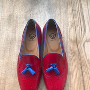 Red Tassel Loafers