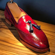 The Celsus Red Tassel Loafers