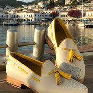 Yellow Tassel Loafers