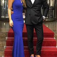 The Charlene Blue Tassel Loafers