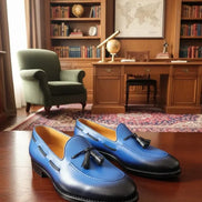 Tassel Loafer Blue