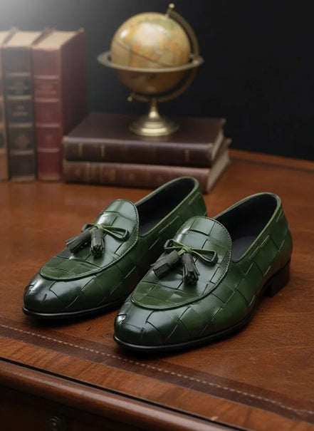 Tassel Loafer Green