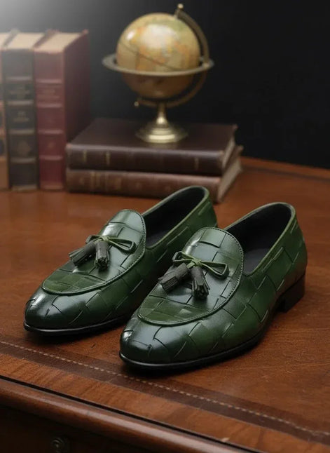 Tassel Loafer Green