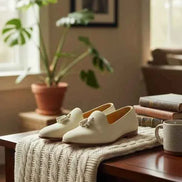 The Furtive Suede Tassel Loafer Off White