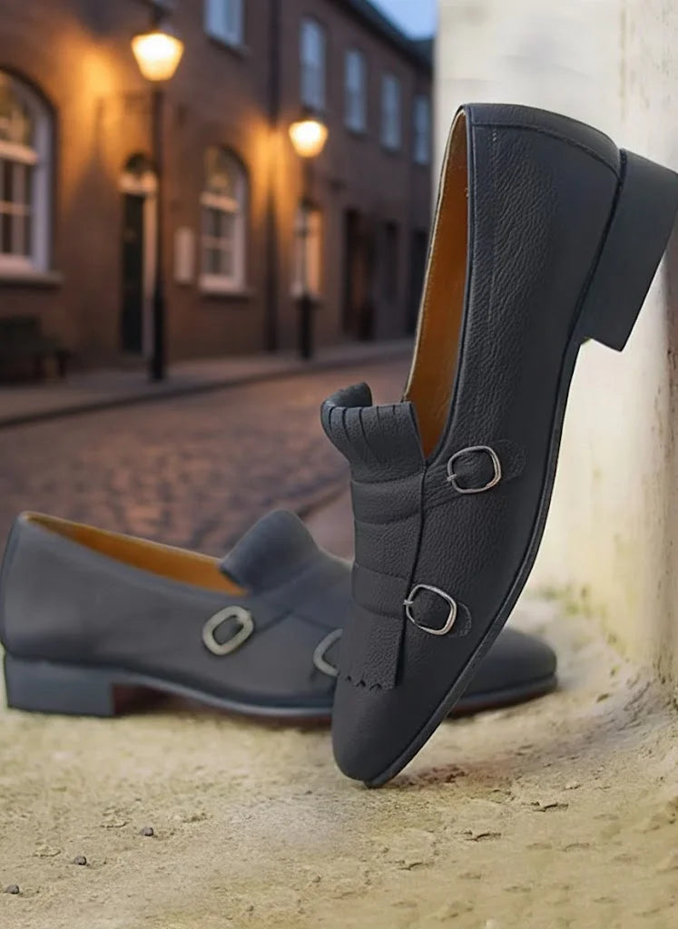 Kiltie Navy Blue Loafers