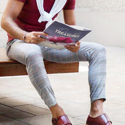 The Giulia Burgundy Double Monk Strap Shoes