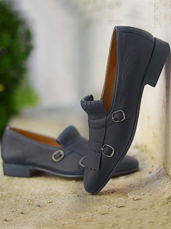 Navy Blue Loafers