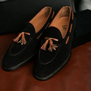 Black Tassel Loafers