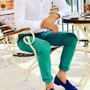 The Leah Suede Navy Blue Double Monk Strap Shoes