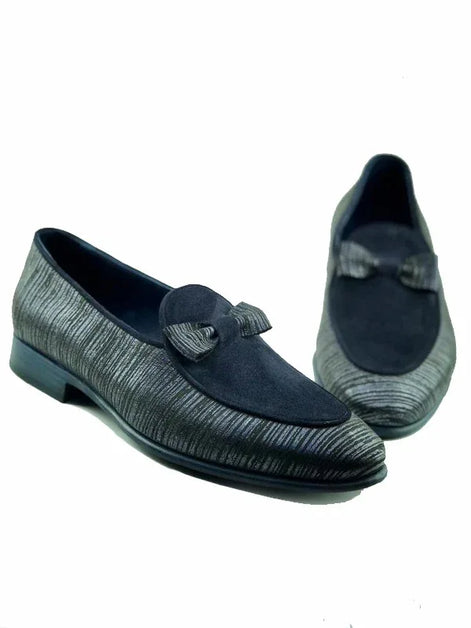 The Marcello Navy Blue Loafers