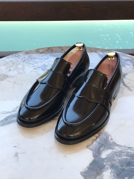 Black Penny Loafers