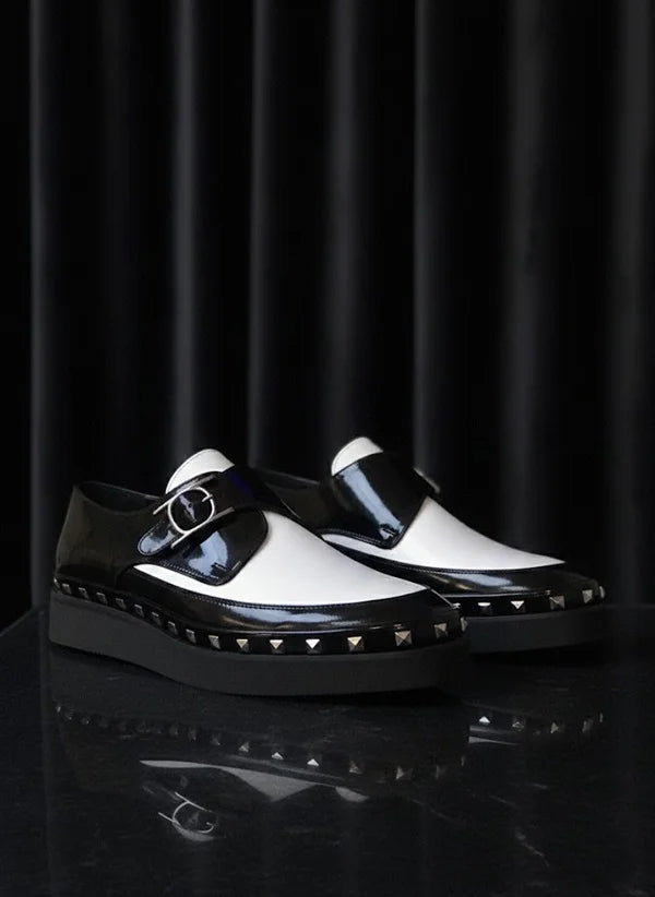 Black and White Platform Shoes