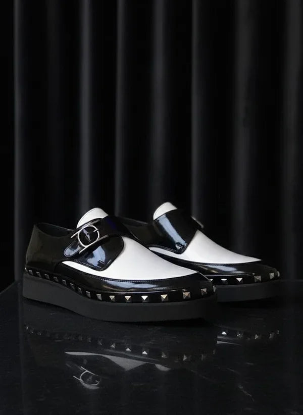 Black and White Platform Shoes