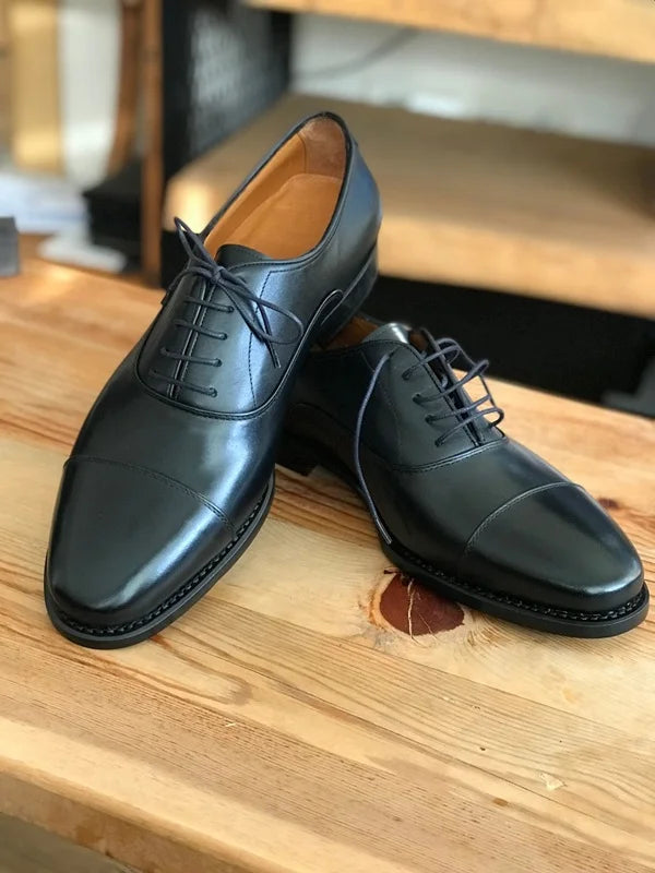 Dark Blue Dress Shoes