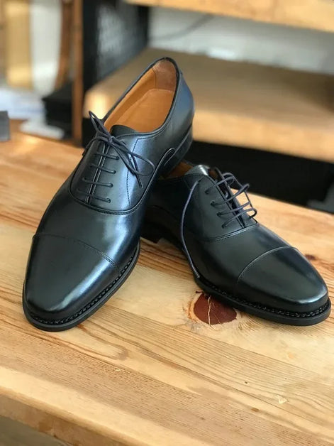 Dark Blue Dress Shoes