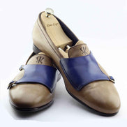 The Oliver Camel Double Monk Strap Shoes