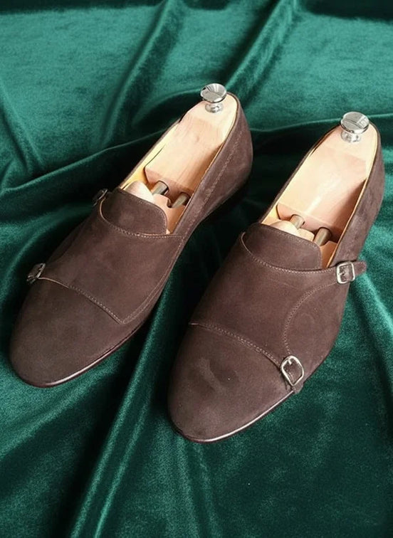 Brown Suede Leather Shoes
