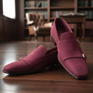 Red Suede Leather Shoes