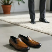 Brown Leather Loafers