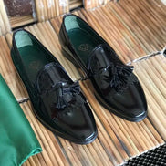 The Oth Dark Blue Tassel Loafers