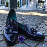 The Oth Dark Blue Tassel Loafers