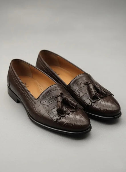 Kiltie Tassel Loafer Brown