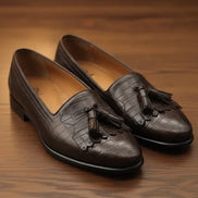 Kiltie Tassel Loafer Brown