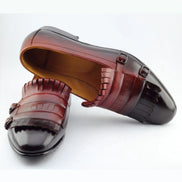 The Pyrrhic Brown Monk Strap Shoes