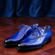 Navy Blue Oxford Shoes