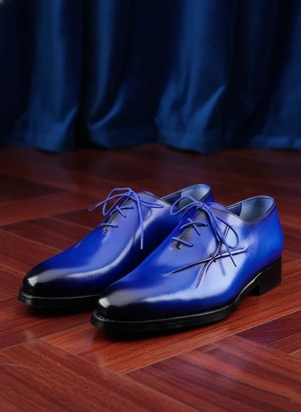 Navy Blue Oxford Shoes