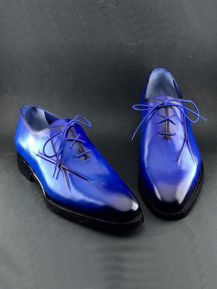 The Rimcee Classic Navy Blue Oxford Shoes