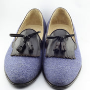 The Riparian Gray Tassel Loafers