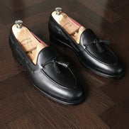 Black Tassel Loafers