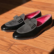 Black Suede Loafers