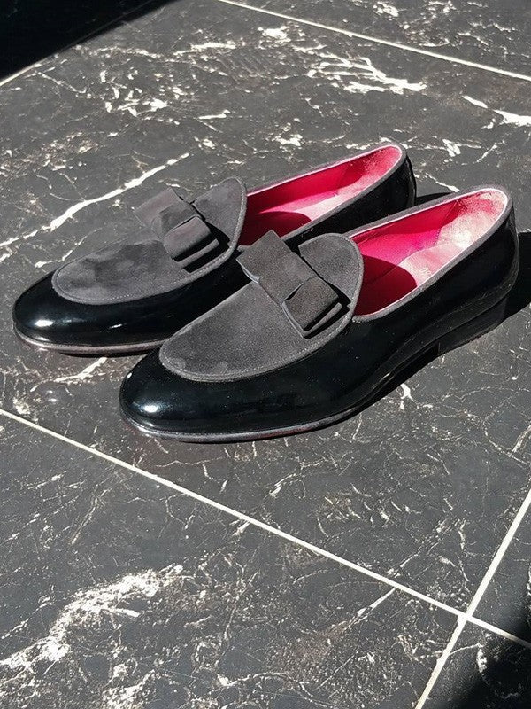 The Wafture Black Tuxedo Shoes Loafers
