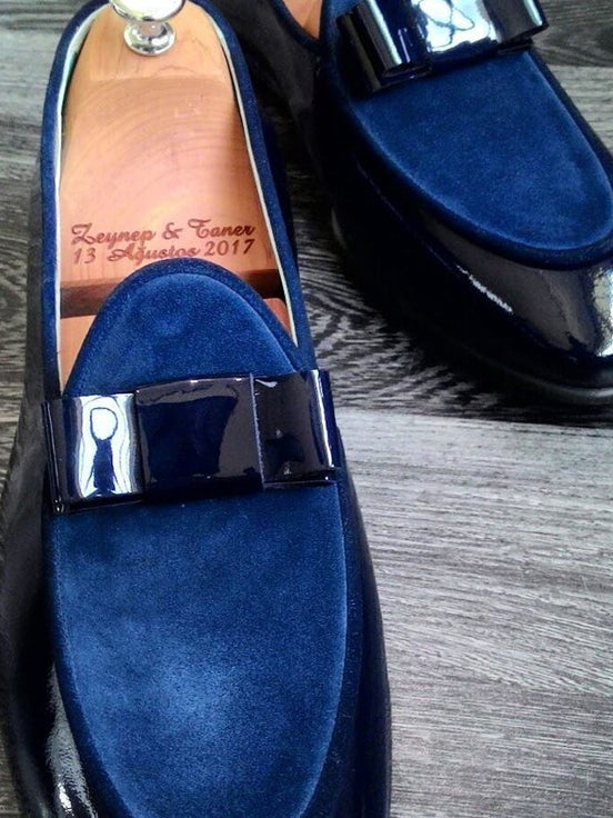 Navy Blue Tuxedo Loafers