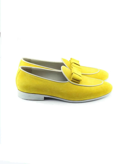 The Wherewithal Yellow Tuxedo Loafers