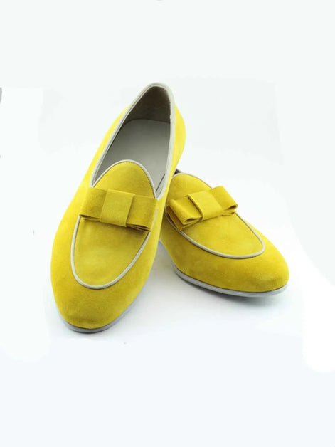 The Wherewithal Yellow Tuxedo Loafers