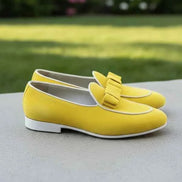 The Wherewithal Yellow Tuxedo Loafers