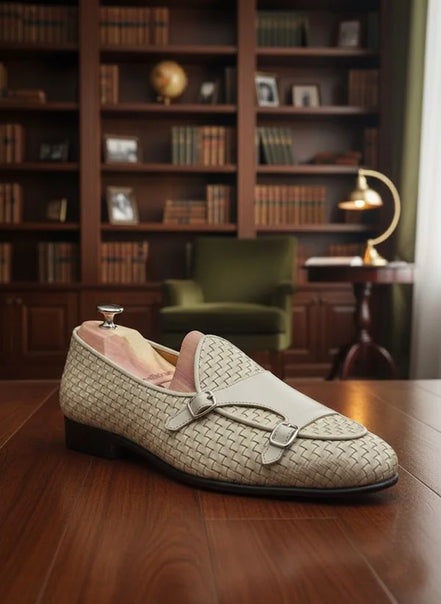 Off White Leather Shoes