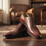 The Gossamer Brown Wholecut Oxfords